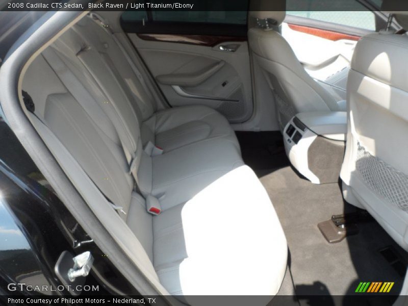 Black Raven / Light Titanium/Ebony 2008 Cadillac CTS Sedan