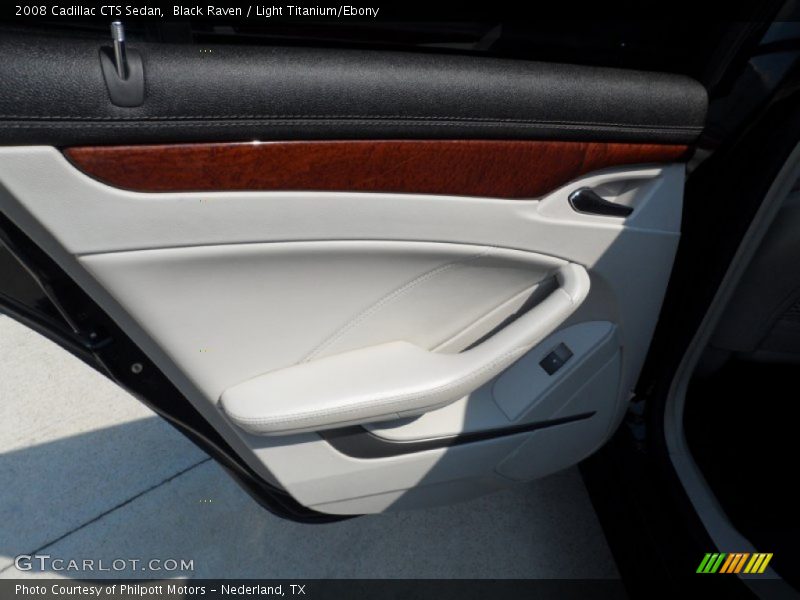 Black Raven / Light Titanium/Ebony 2008 Cadillac CTS Sedan