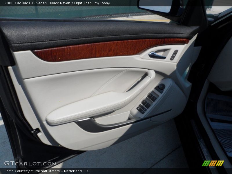 Black Raven / Light Titanium/Ebony 2008 Cadillac CTS Sedan