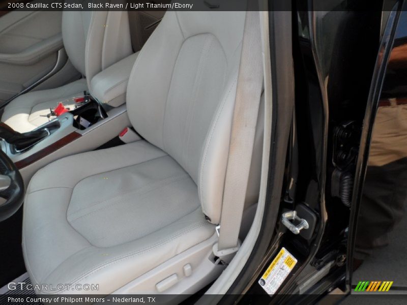 Black Raven / Light Titanium/Ebony 2008 Cadillac CTS Sedan