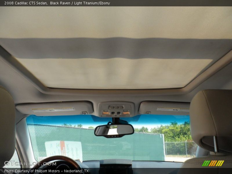 Black Raven / Light Titanium/Ebony 2008 Cadillac CTS Sedan