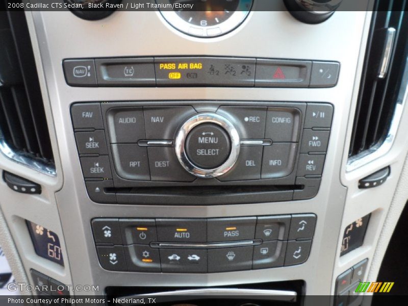 Controls of 2008 CTS Sedan