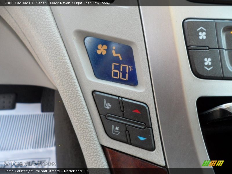 Black Raven / Light Titanium/Ebony 2008 Cadillac CTS Sedan