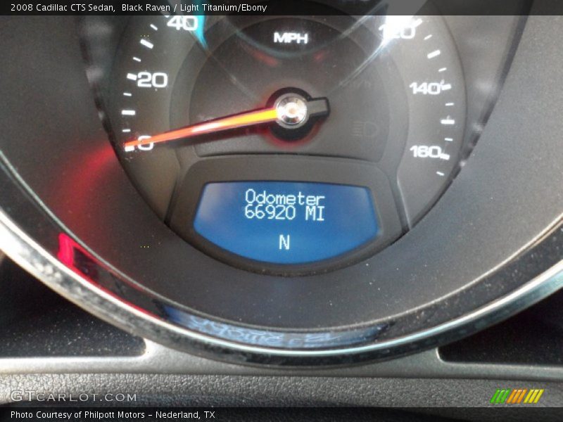 Black Raven / Light Titanium/Ebony 2008 Cadillac CTS Sedan