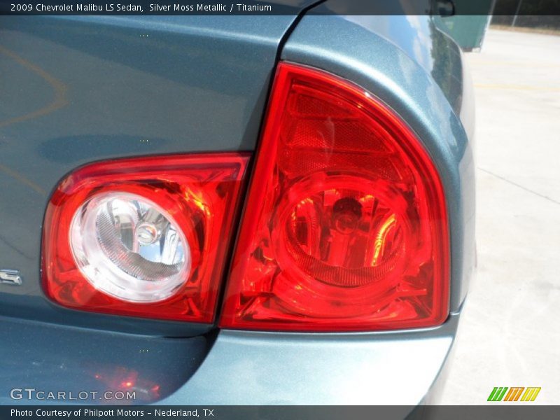Silver Moss Metallic / Titanium 2009 Chevrolet Malibu LS Sedan