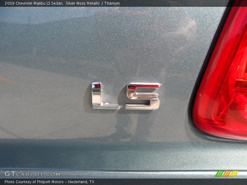 Silver Moss Metallic / Titanium 2009 Chevrolet Malibu LS Sedan