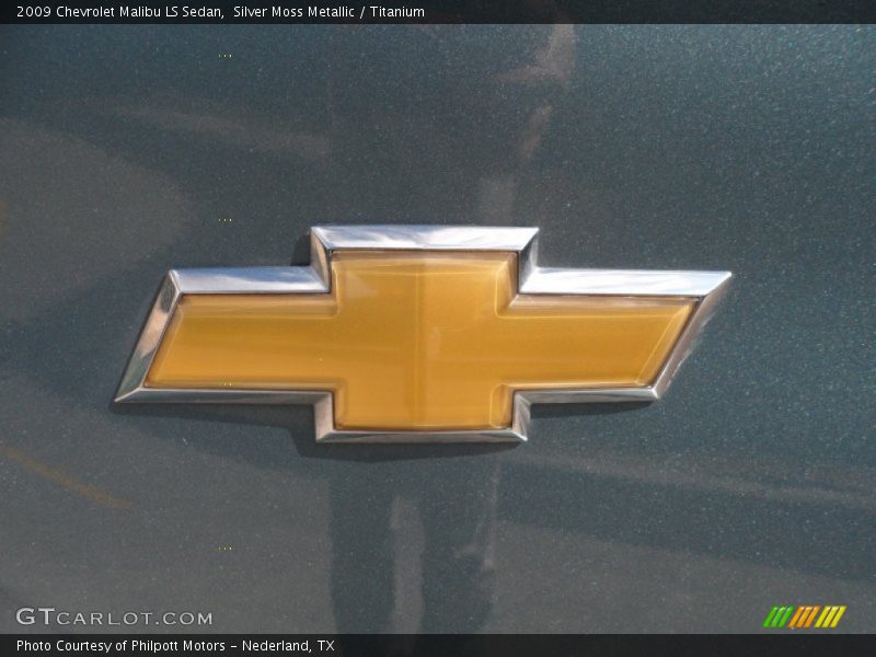 Silver Moss Metallic / Titanium 2009 Chevrolet Malibu LS Sedan