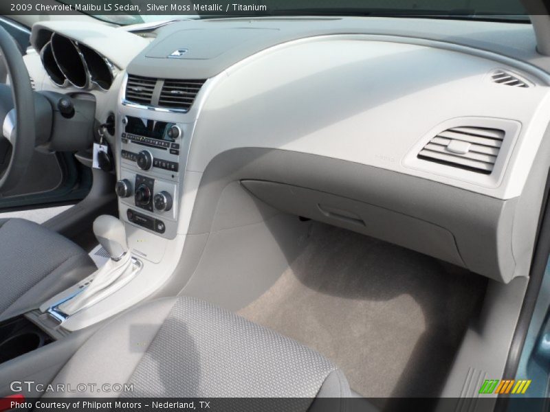 Silver Moss Metallic / Titanium 2009 Chevrolet Malibu LS Sedan