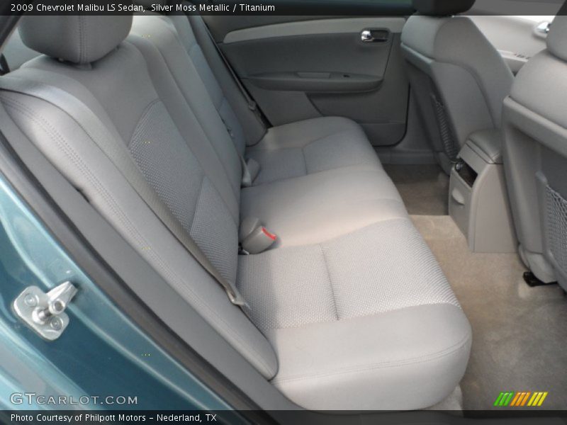 Silver Moss Metallic / Titanium 2009 Chevrolet Malibu LS Sedan