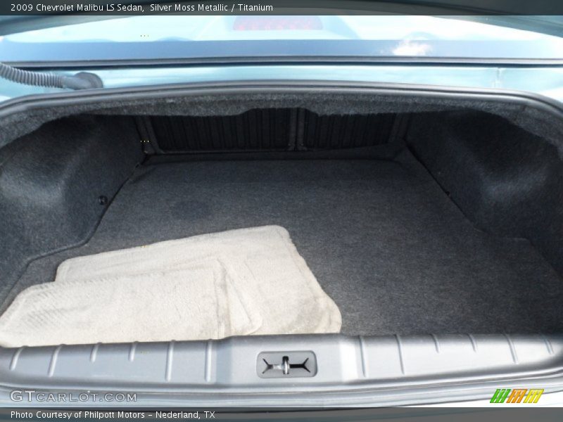 Silver Moss Metallic / Titanium 2009 Chevrolet Malibu LS Sedan