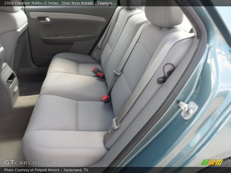 Silver Moss Metallic / Titanium 2009 Chevrolet Malibu LS Sedan