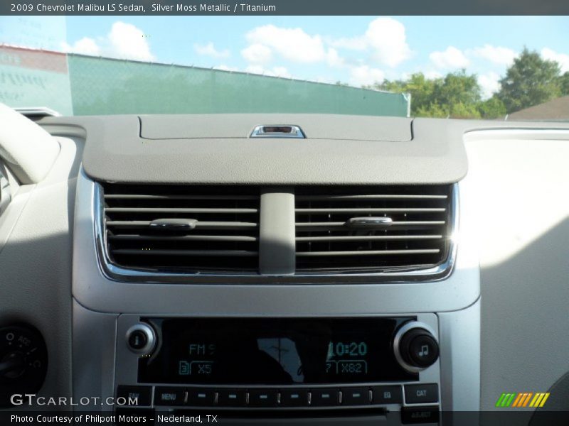 Silver Moss Metallic / Titanium 2009 Chevrolet Malibu LS Sedan