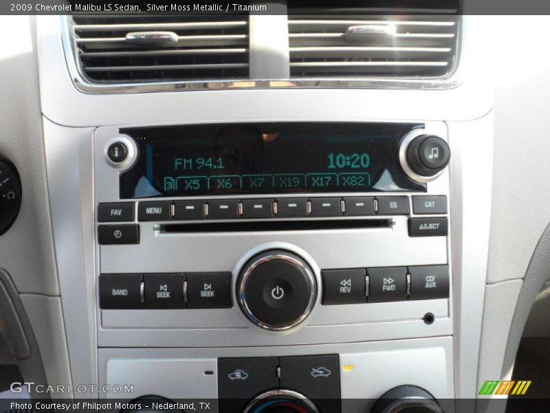 Silver Moss Metallic / Titanium 2009 Chevrolet Malibu LS Sedan