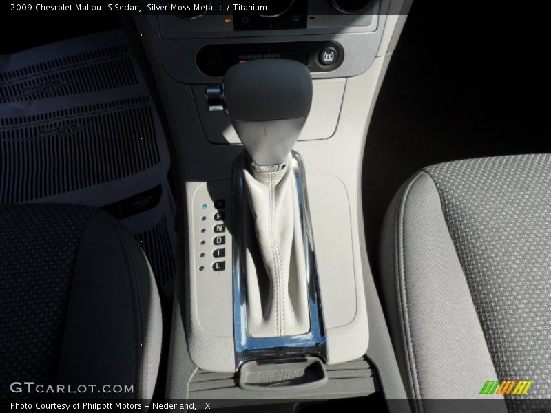 Silver Moss Metallic / Titanium 2009 Chevrolet Malibu LS Sedan