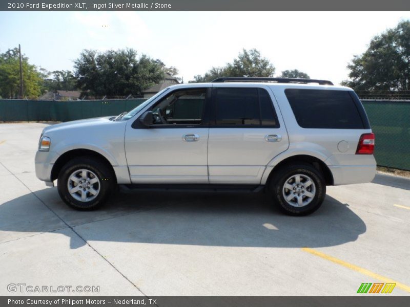 Ingot Silver Metallic / Stone 2010 Ford Expedition XLT