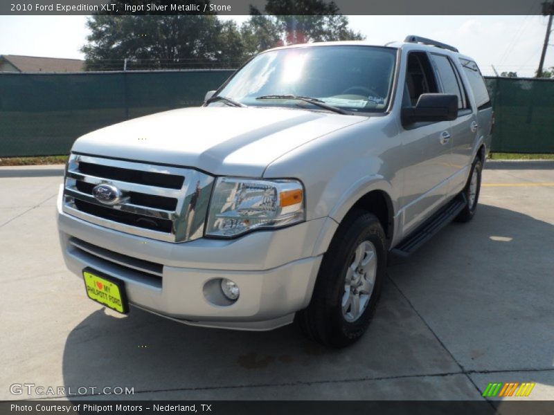 Ingot Silver Metallic / Stone 2010 Ford Expedition XLT
