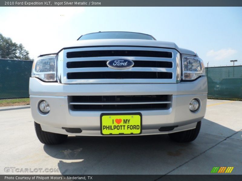Ingot Silver Metallic / Stone 2010 Ford Expedition XLT