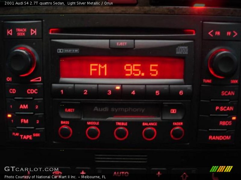 Light Silver Metallic / Onyx 2001 Audi S4 2.7T quattro Sedan