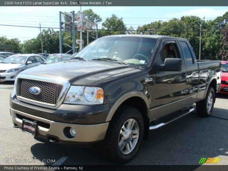 Dark Stone Metallic / Tan 2006 Ford F150 Lariat SuperCab 4x4