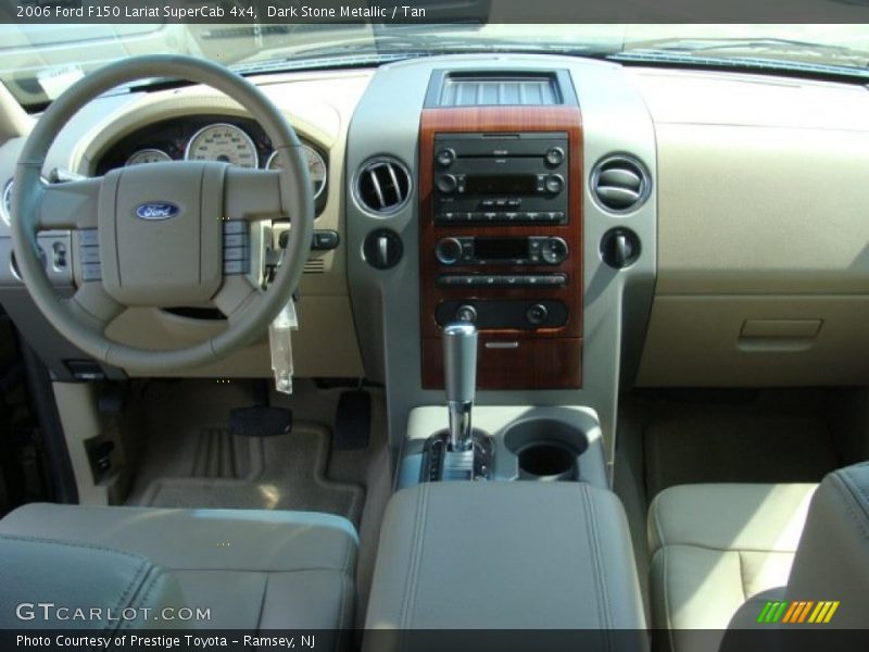 Dark Stone Metallic / Tan 2006 Ford F150 Lariat SuperCab 4x4