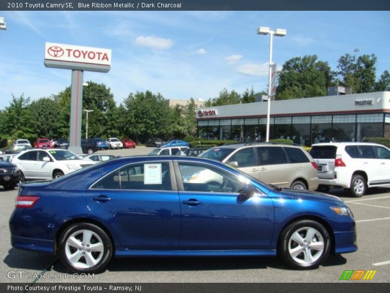 Blue Ribbon Metallic / Dark Charcoal 2010 Toyota Camry SE