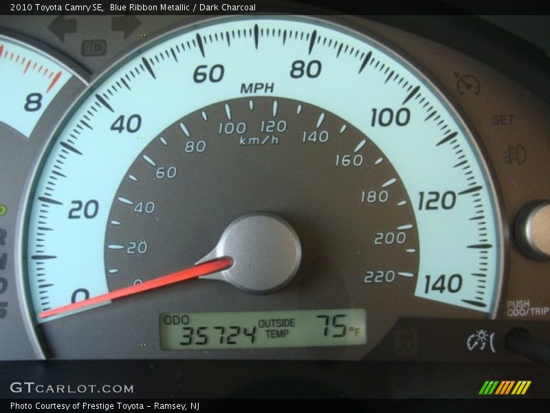 Blue Ribbon Metallic / Dark Charcoal 2010 Toyota Camry SE
