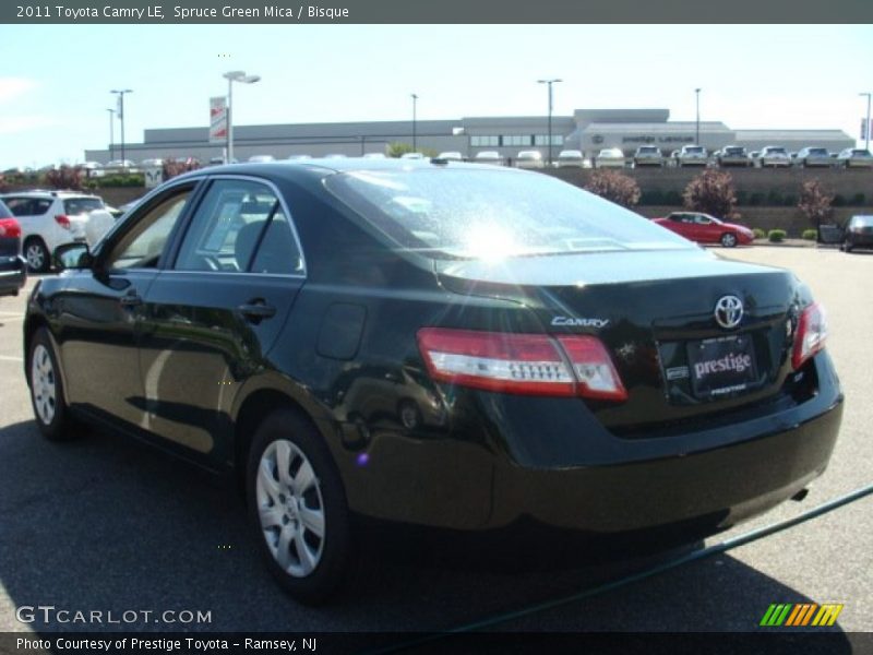 Spruce Green Mica / Bisque 2011 Toyota Camry LE