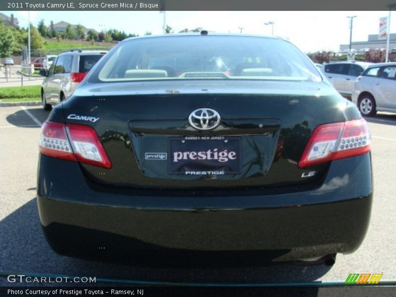 Spruce Green Mica / Bisque 2011 Toyota Camry LE