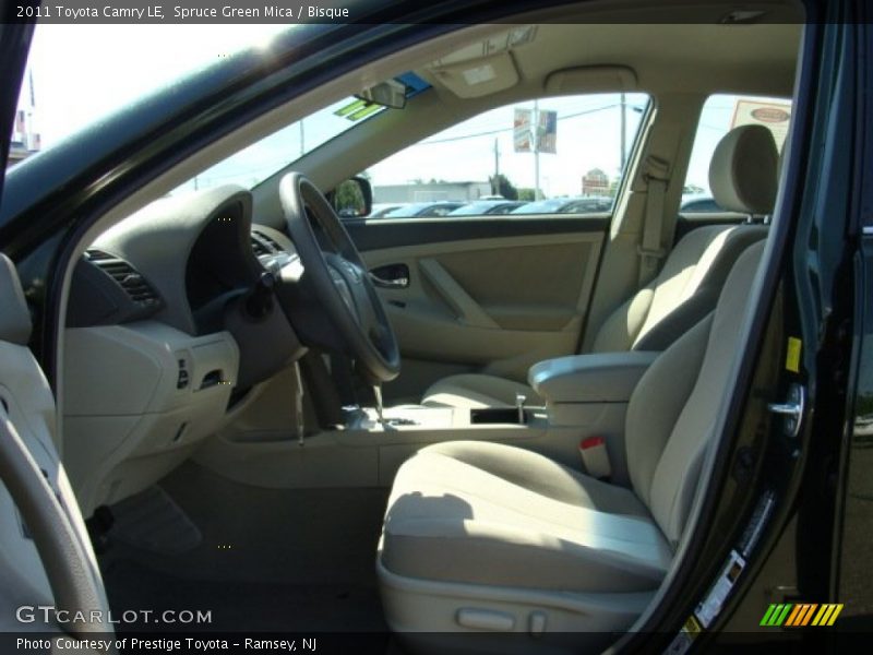 Spruce Green Mica / Bisque 2011 Toyota Camry LE