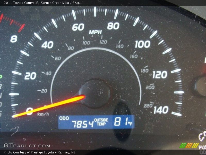 Spruce Green Mica / Bisque 2011 Toyota Camry LE