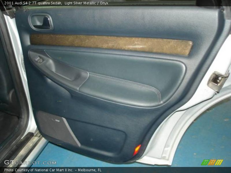 Light Silver Metallic / Onyx 2001 Audi S4 2.7T quattro Sedan