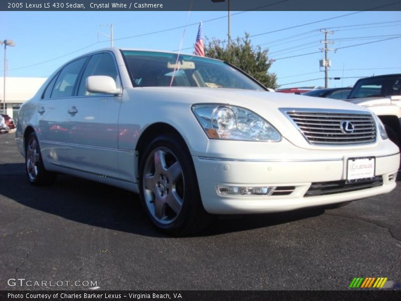 Crystal White / Cashmere 2005 Lexus LS 430 Sedan
