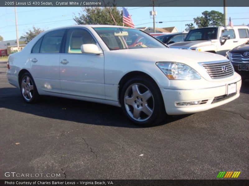 Crystal White / Cashmere 2005 Lexus LS 430 Sedan