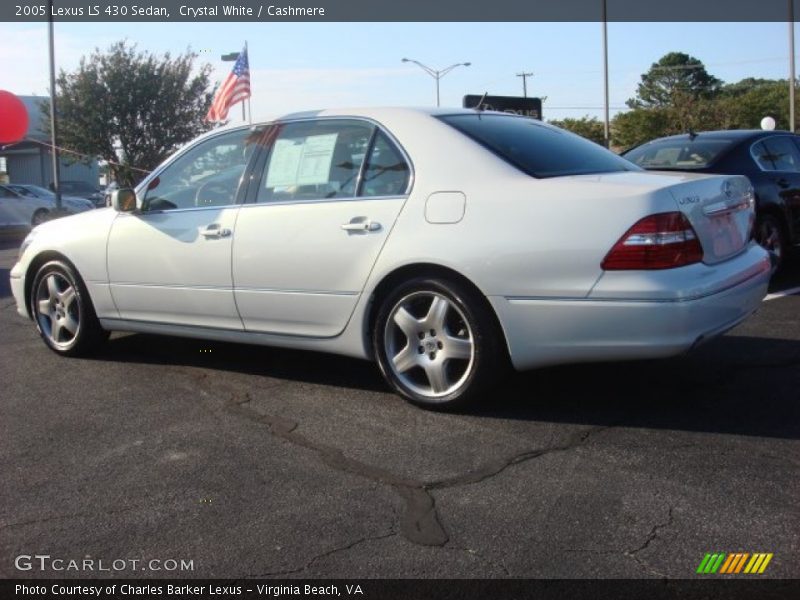 Crystal White / Cashmere 2005 Lexus LS 430 Sedan