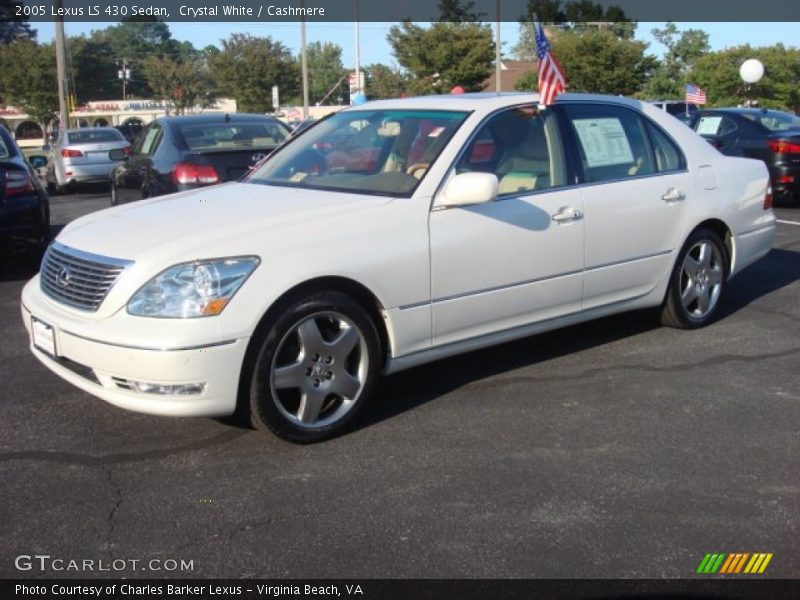 Crystal White / Cashmere 2005 Lexus LS 430 Sedan
