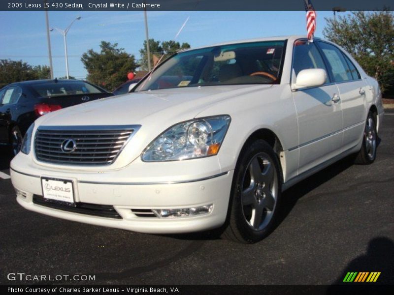 Crystal White / Cashmere 2005 Lexus LS 430 Sedan