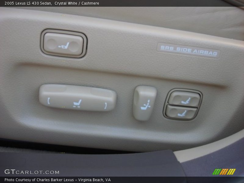 Crystal White / Cashmere 2005 Lexus LS 430 Sedan