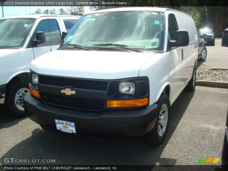 Summit White / Medium Pewter 2011 Chevrolet Express 1500 Cargo Van