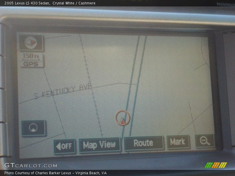 Crystal White / Cashmere 2005 Lexus LS 430 Sedan