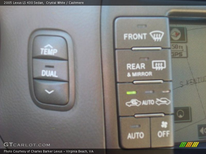 Crystal White / Cashmere 2005 Lexus LS 430 Sedan