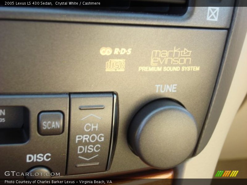 Crystal White / Cashmere 2005 Lexus LS 430 Sedan