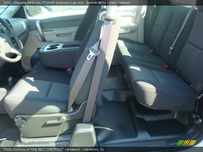 Summit White / Dark Titanium 2011 Chevrolet Silverado 3500HD Extended Cab 4x4