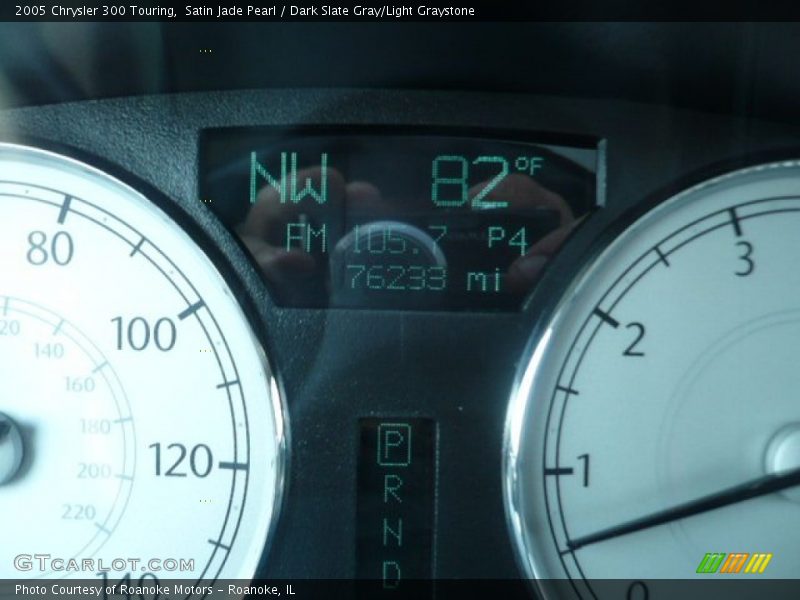 Satin Jade Pearl / Dark Slate Gray/Light Graystone 2005 Chrysler 300 Touring