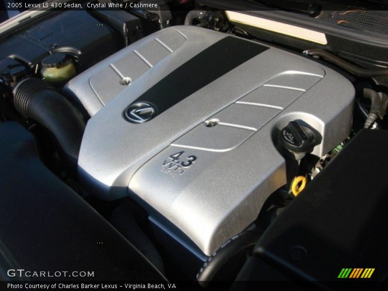 Crystal White / Cashmere 2005 Lexus LS 430 Sedan