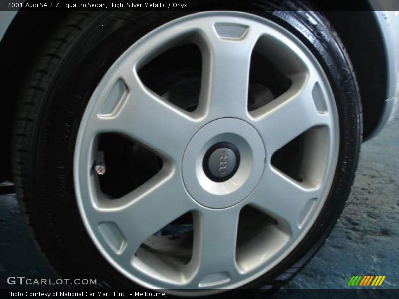 Light Silver Metallic / Onyx 2001 Audi S4 2.7T quattro Sedan