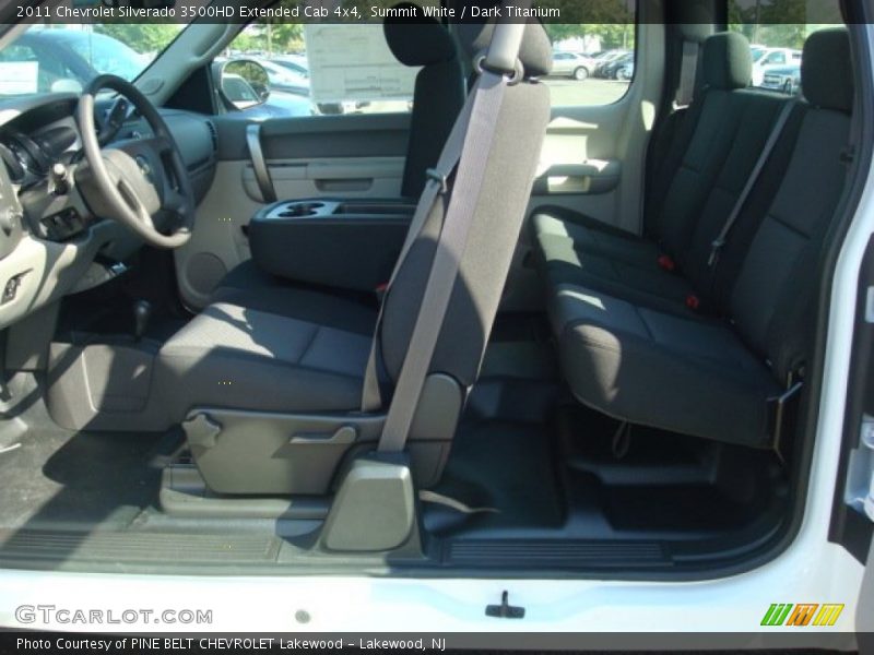 Summit White / Dark Titanium 2011 Chevrolet Silverado 3500HD Extended Cab 4x4