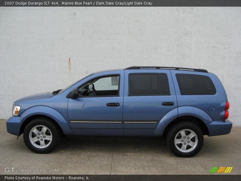 Marine Blue Pearl / Dark Slate Gray/Light Slate Gray 2007 Dodge Durango SLT 4x4