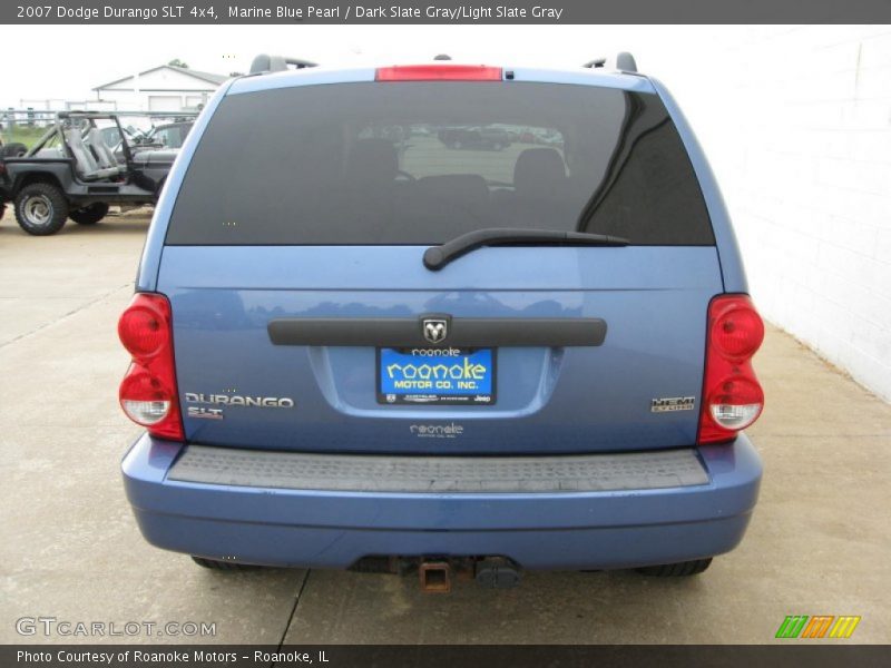 Marine Blue Pearl / Dark Slate Gray/Light Slate Gray 2007 Dodge Durango SLT 4x4