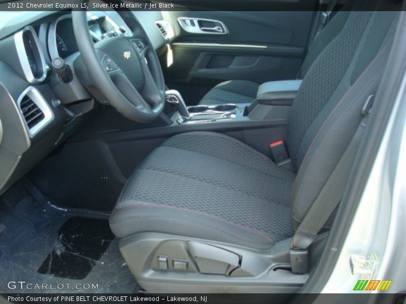 Silver Ice Metallic / Jet Black 2012 Chevrolet Equinox LS