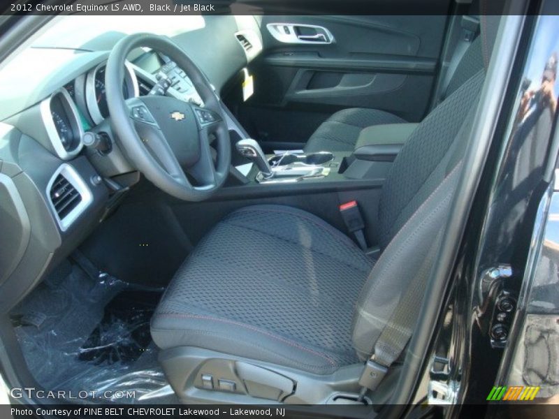 Black / Jet Black 2012 Chevrolet Equinox LS AWD